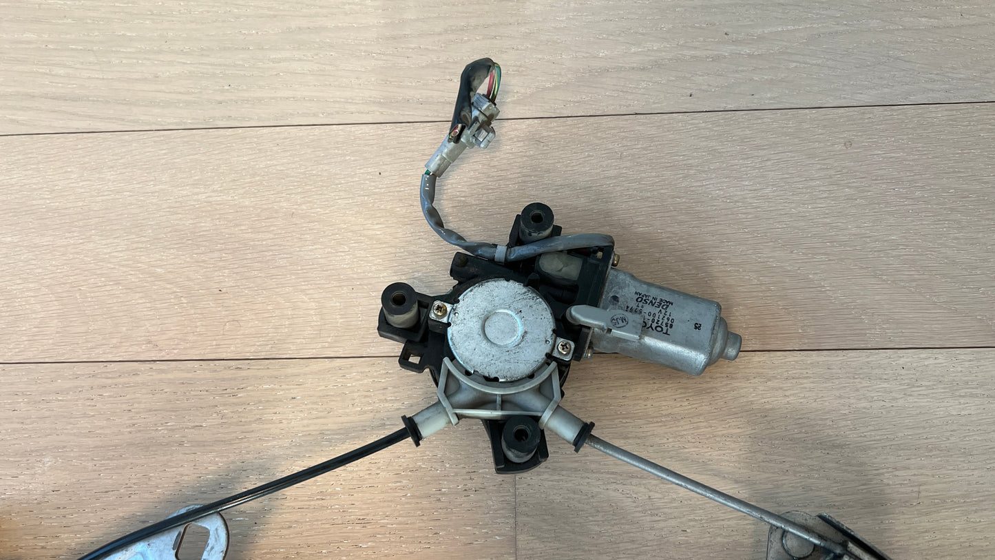 JZA80 Supra Genuine OEM LHD/RHD Right Side Window Regulator + Motor (69801-14111 + 85720-14100)