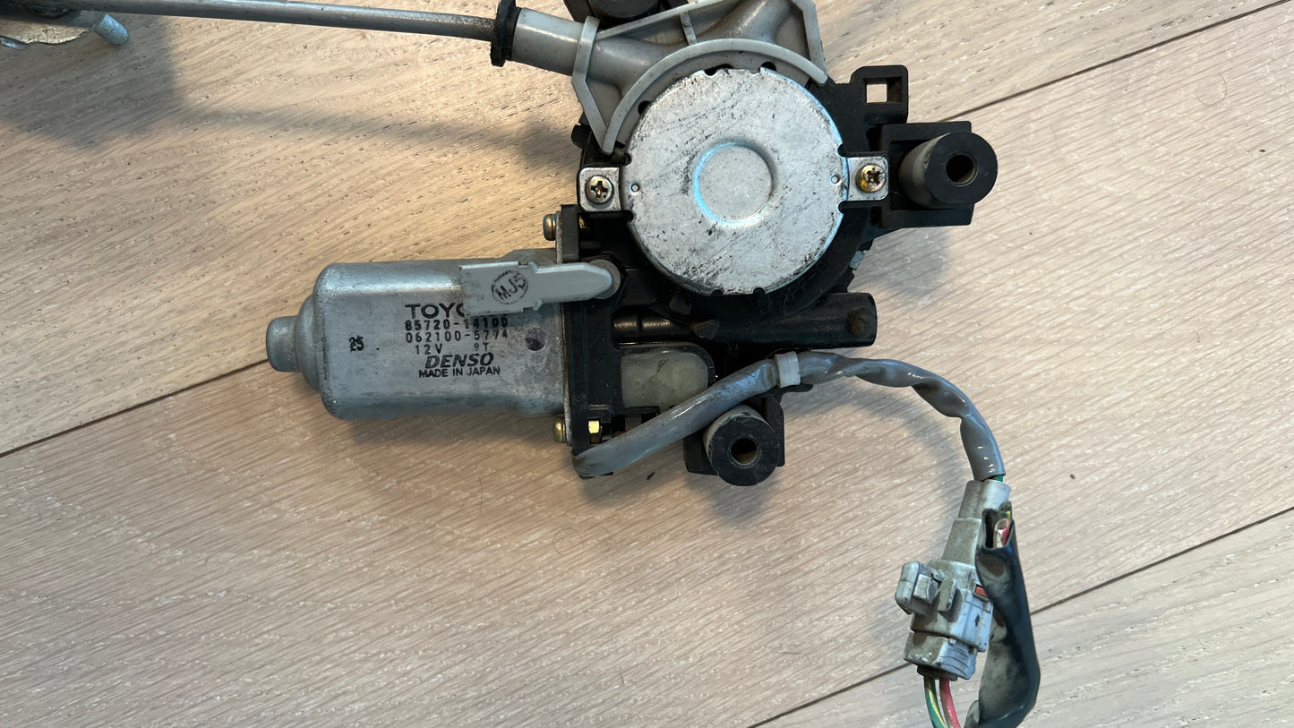 JZA80 Supra Genuine OEM LHD/RHD Right Side Window Regulator + Motor (69801-14111 + 85720-14100)