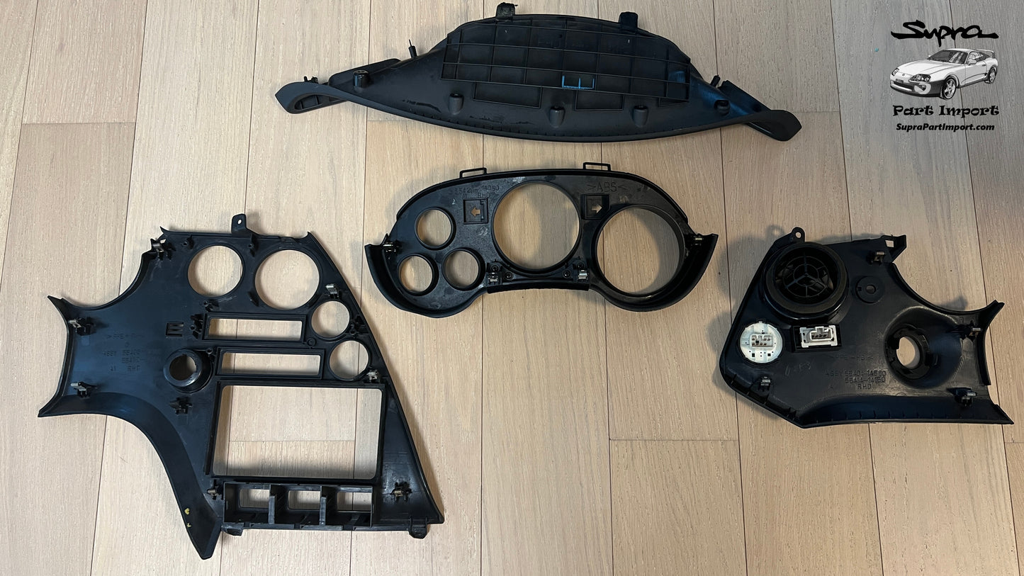 JZA80 Supra Genuine OEM S2 RHD Dash Panel Set