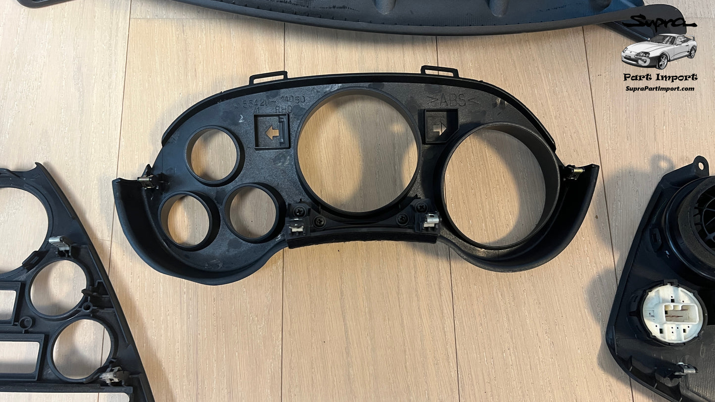 *OEM, Mint Condition* JZA80 Supra Genuine OEM S2 RHD Center Speedometer Panel (55420-14050)