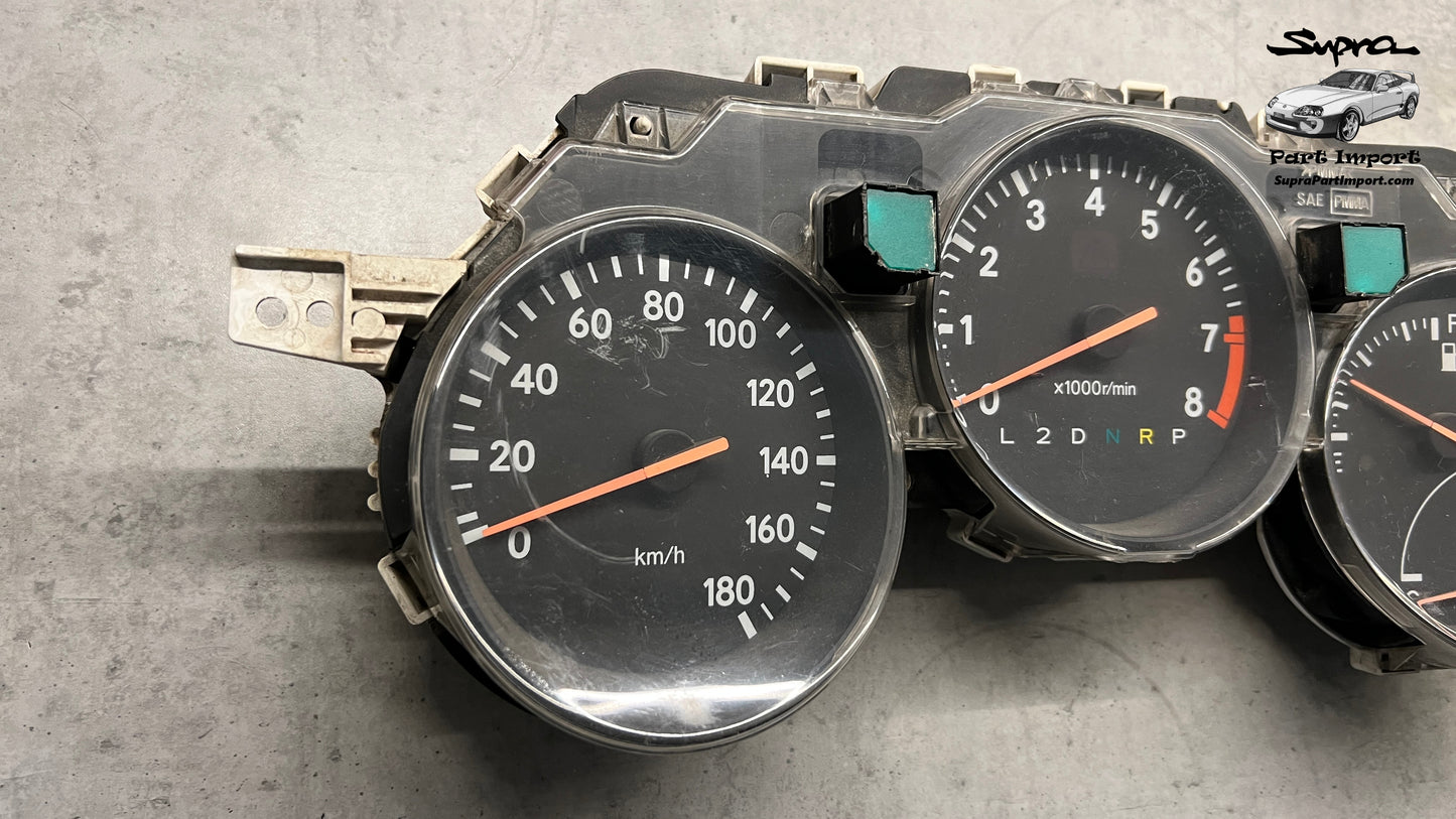 JZA80 Supra Genuine OEM S1 RHD J-Spec Auto Cluster Assembly (83010-1B790)