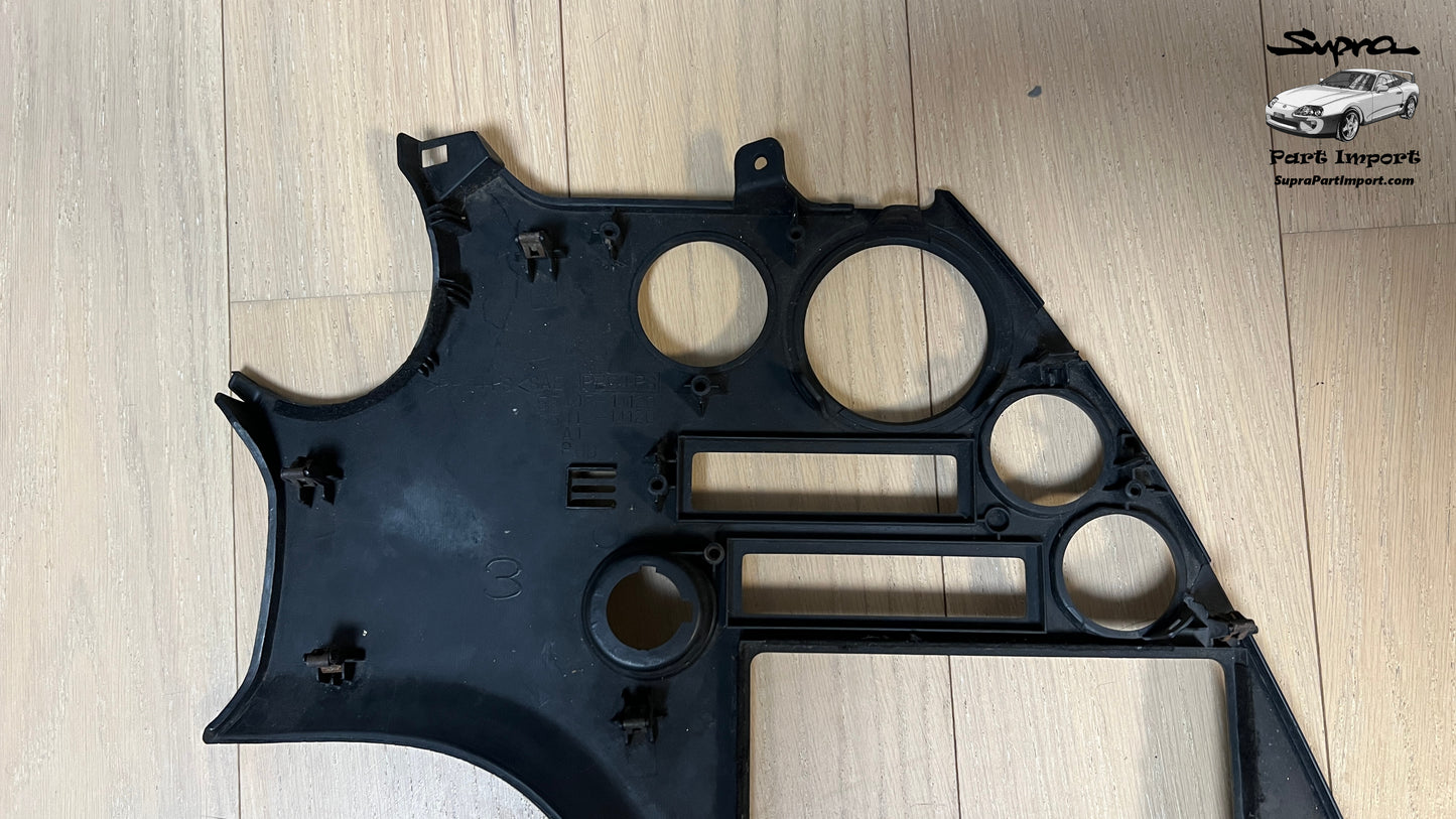 JZA80 Supra Genuine OEM S1 RHD Radio Panel, Center Instrument Cluster Finish (55405-14120)