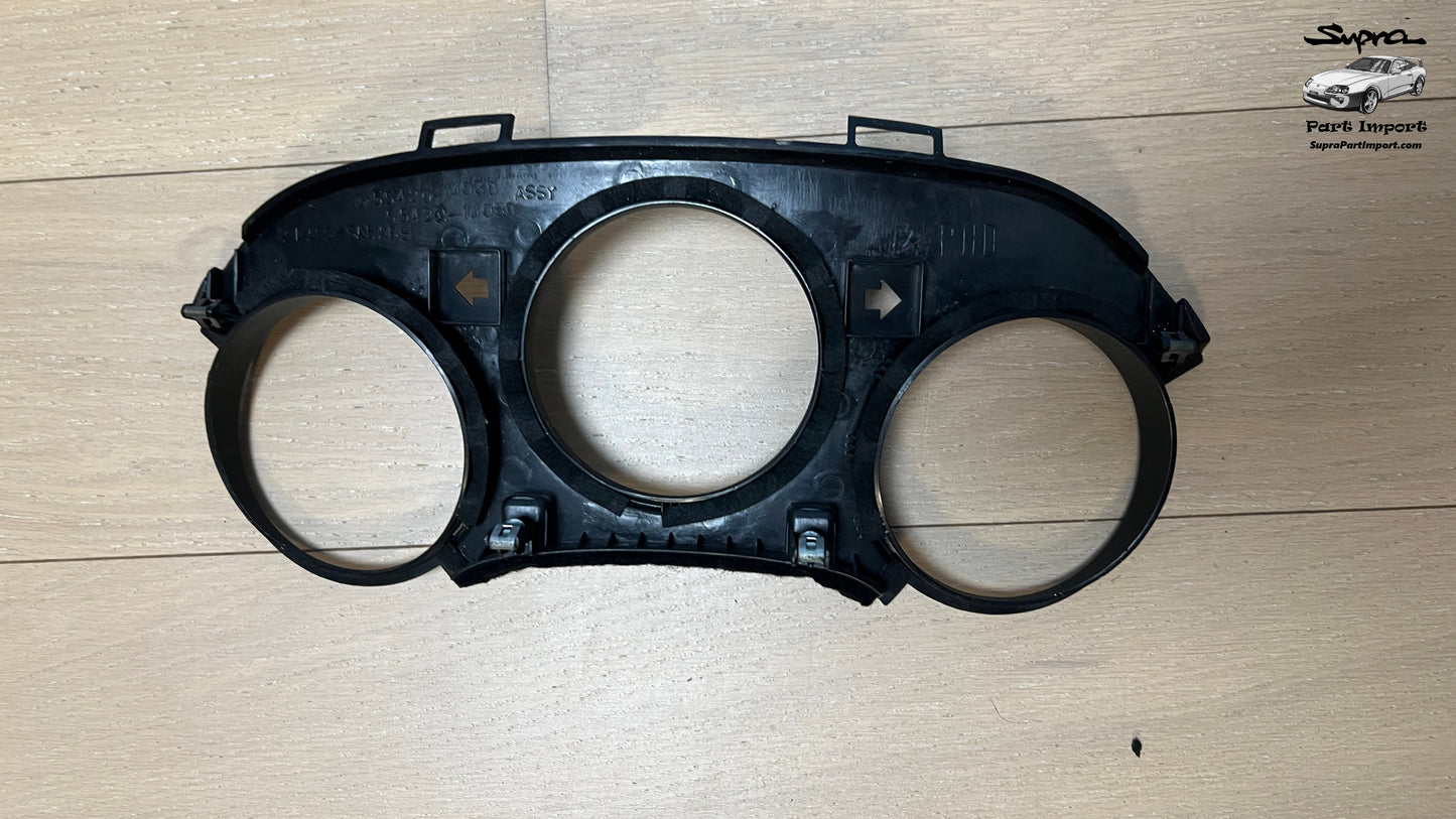 *No Broken Tabs* JZA80 Supra Genuine OEM S1 LHD/RHD Center Speedometer Panel, Center Instrument Cluster Finish (55405-14120)