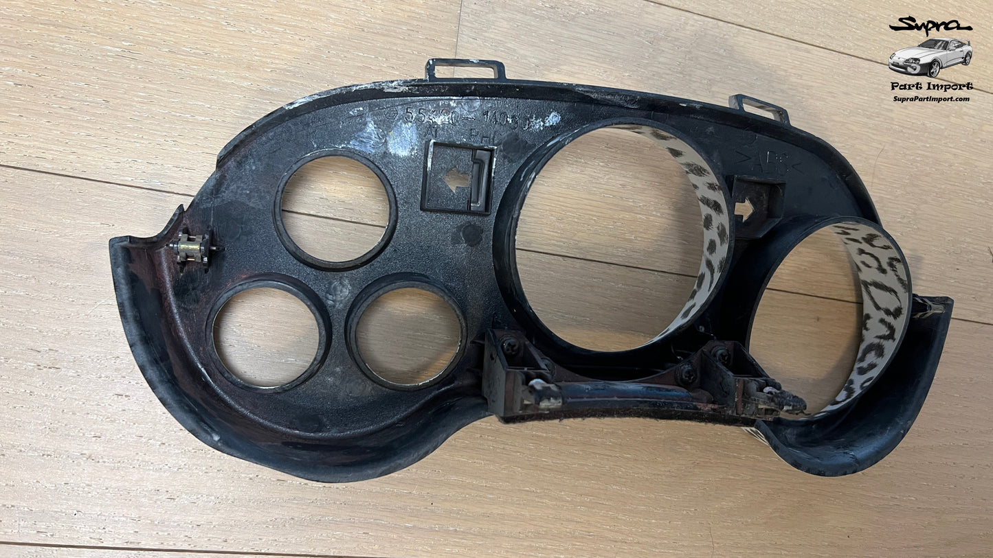 *No Broken Tabs* JZA80 Supra Genuine OEM S2 RHD Center Speedometer Panel (55420-14050)