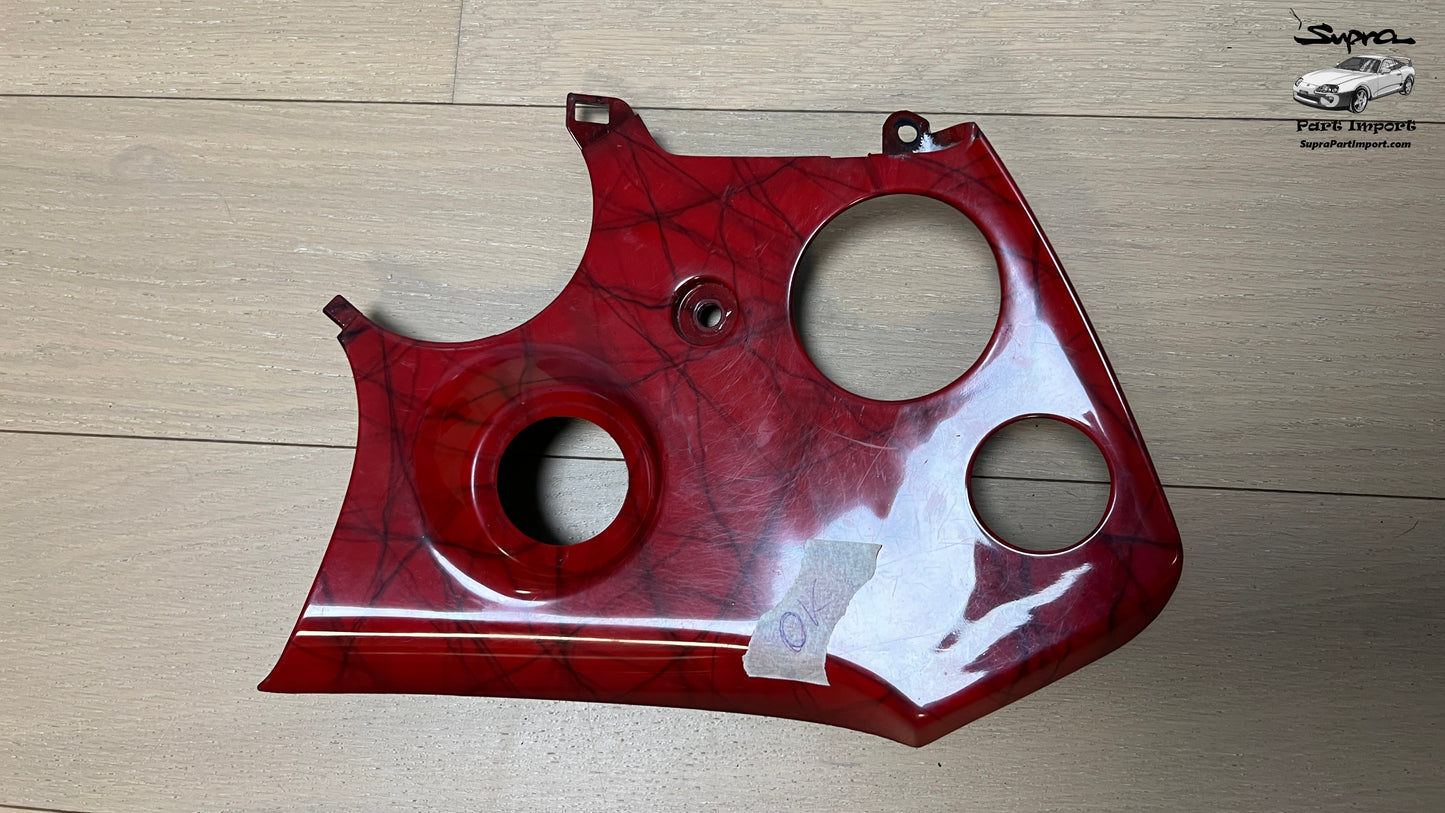 *No Broken Tabs* JZA80 Supra Genuine OEM S1 RHD Keyhole Trim Dash Panel (55404-14510, 55404-14520)