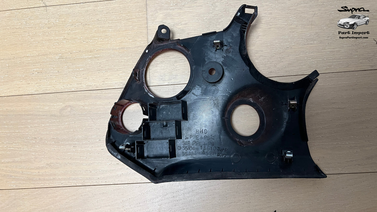 *No Broken Tabs* JZA80 Supra Genuine OEM S1 RHD Keyhole Trim Dash Panel (55404-14510, 55404-14520)