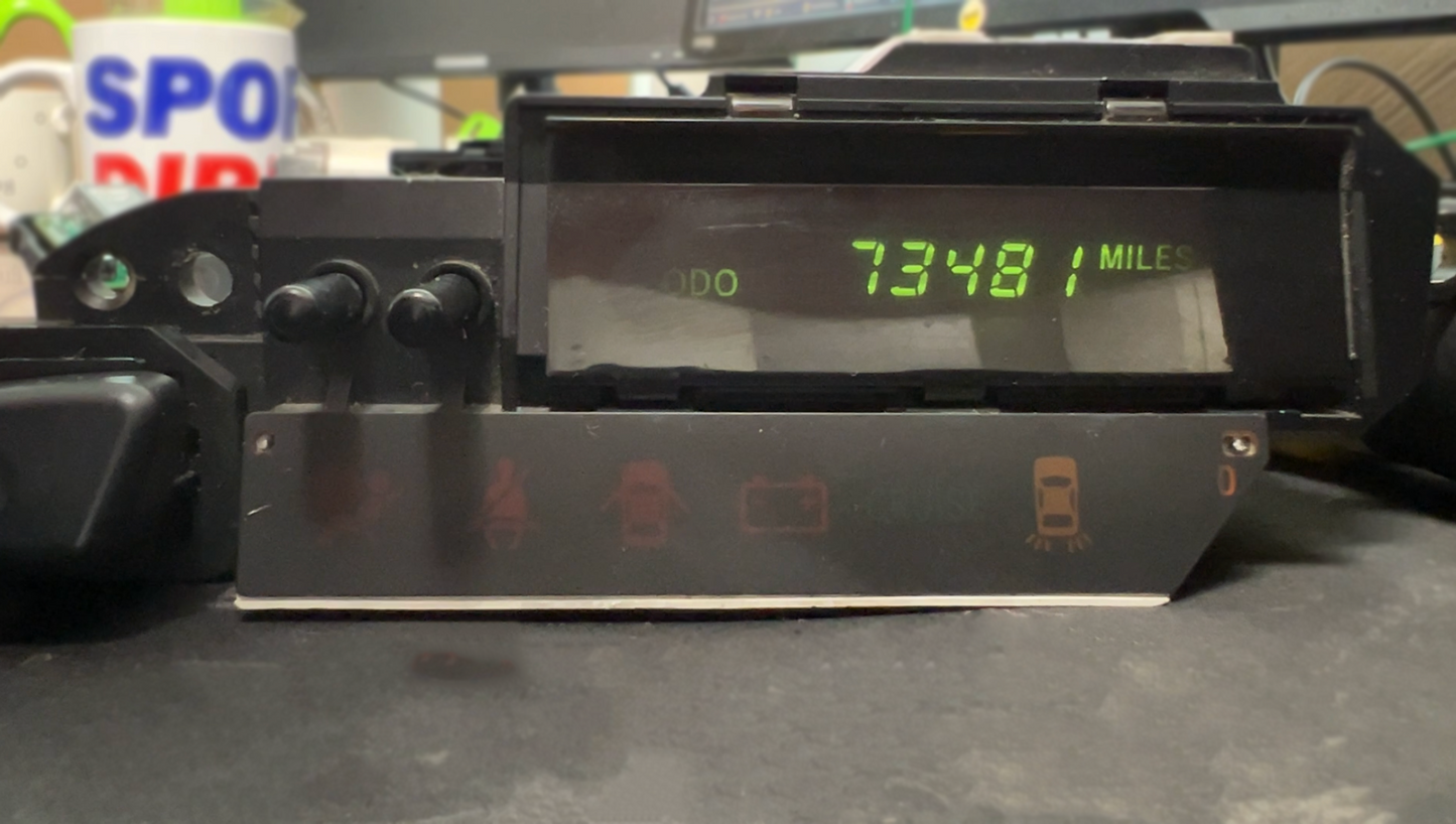 *RARE* JZA80 Supra Genuine OEM S1 EU/UK-Spec RHD 73481 MILES Odometer Assembly, 83950-14090