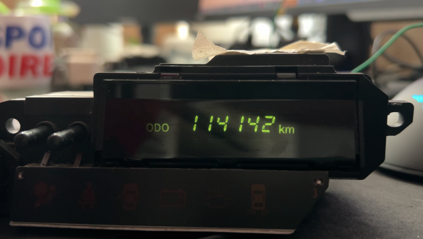 JZA80 Supra Genuine OEM S1 RHD 114142km Odometer Assembly, 83950-14090