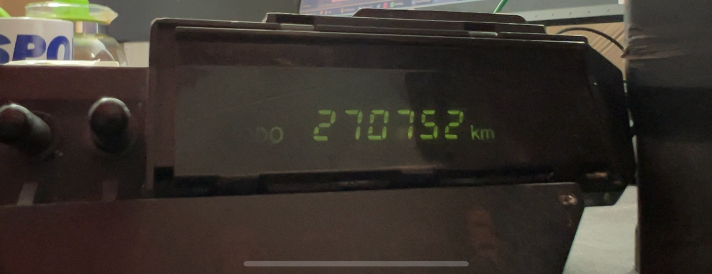 JZA80 Supra Genuine OEM S1 RHD 270752km Odometer Assembly, 83950-14090