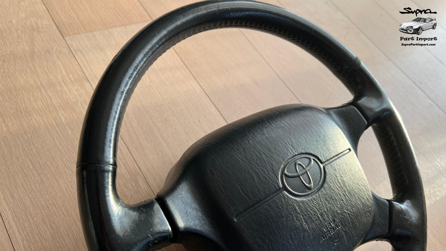 *Original Leather* JZA80 Supra Genuine OEM RHD/LHD 4-Spoke Steering Wheel