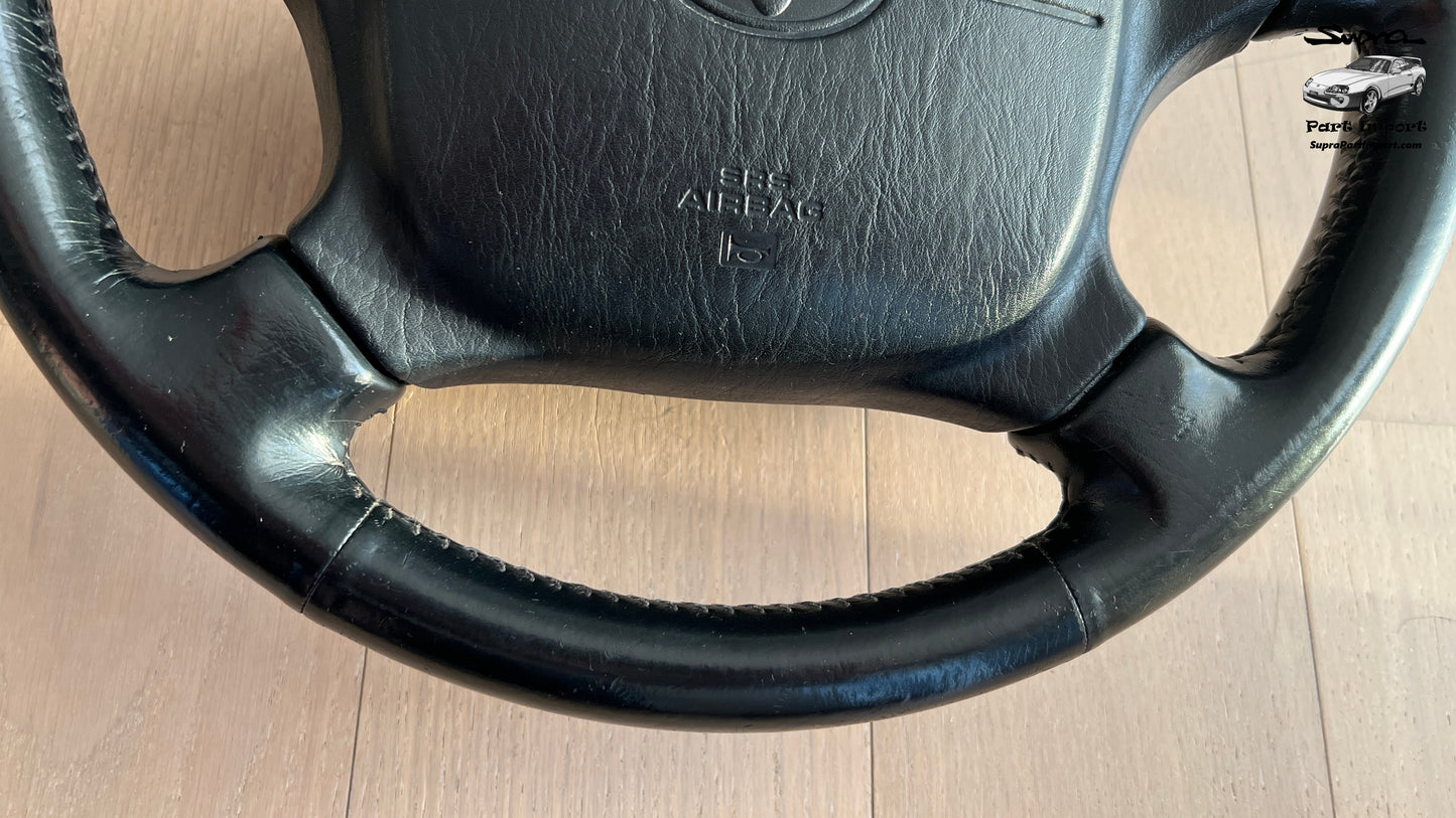 *Original Leather* JZA80 Supra Genuine OEM RHD/LHD 4-Spoke Steering Wheel