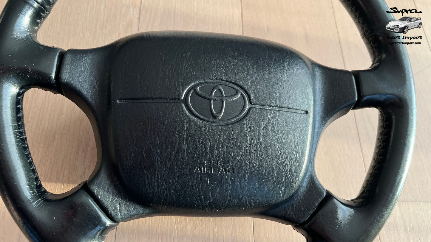 *Original Leather* JZA80 Supra Genuine OEM RHD/LHD 4-Spoke Steering Wheel
