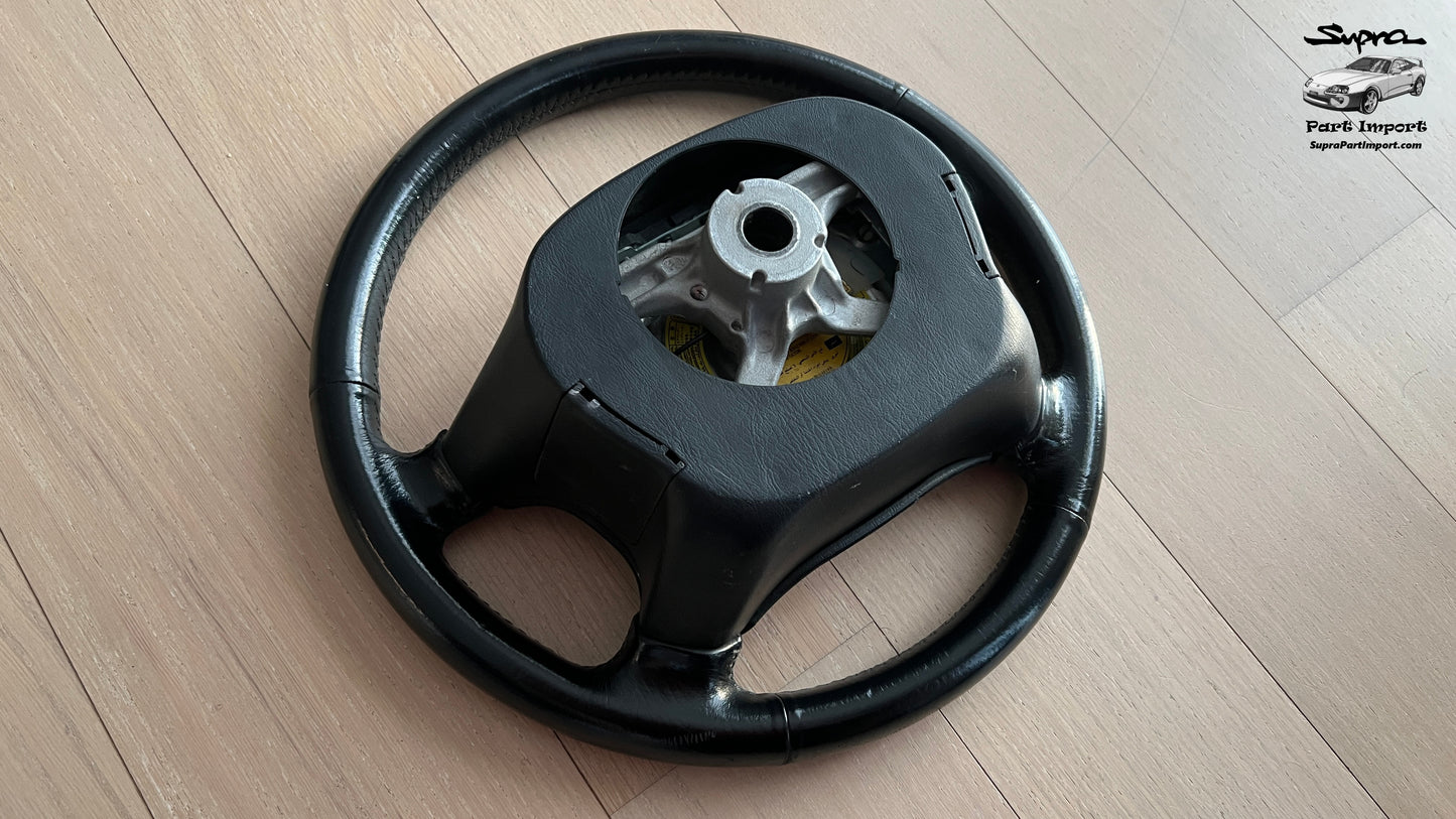 *Original Leather* JZA80 Supra Genuine OEM RHD/LHD 4-Spoke Steering Wheel