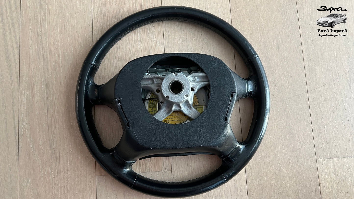 *Original Leather* JZA80 Supra Genuine OEM RHD/LHD 4-Spoke Steering Wheel