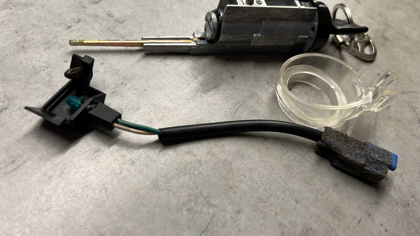 JZA80 Supra Genuine OEM LHD/RHD Ignition Lock Cylinder (69570-14060) + Key + Lighting Assembly