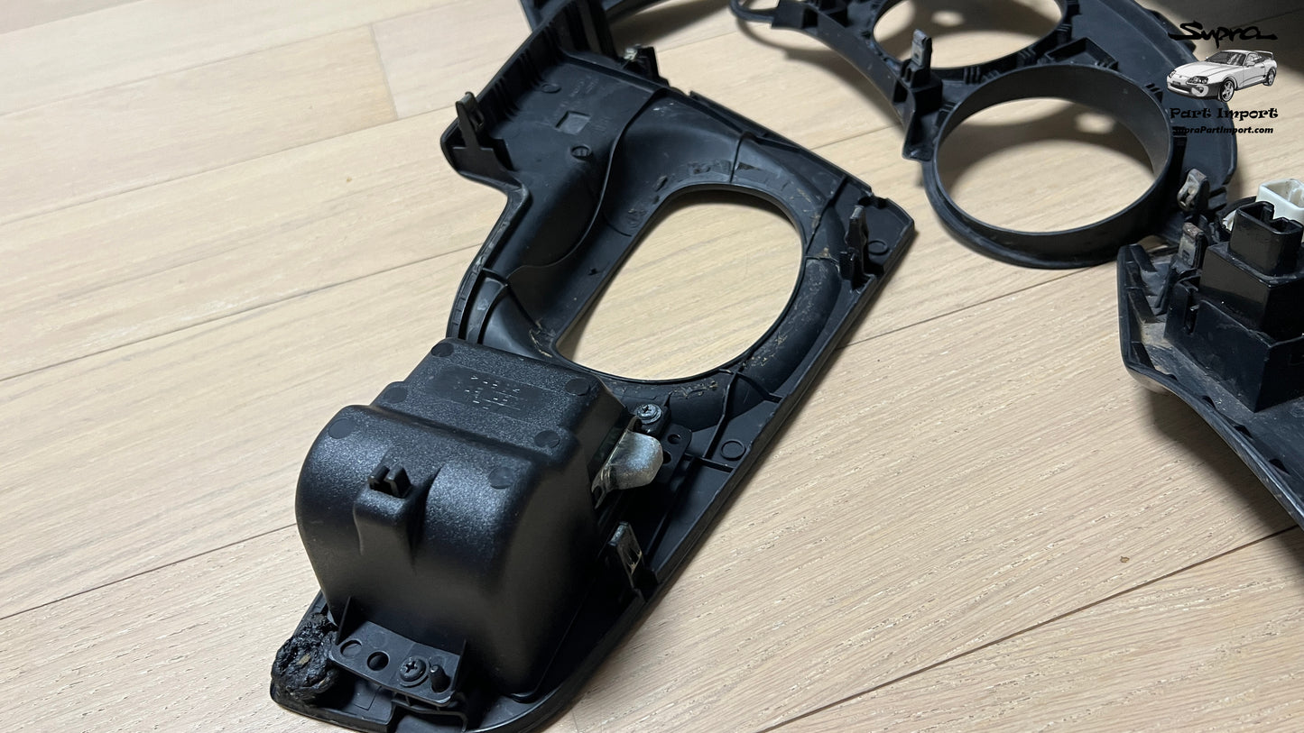 *RARE* JZA80 Supra Series 1 EU/UK-Spec RHD Full Dash Trim Set + Real Carbon Skinning Under Clear Coat