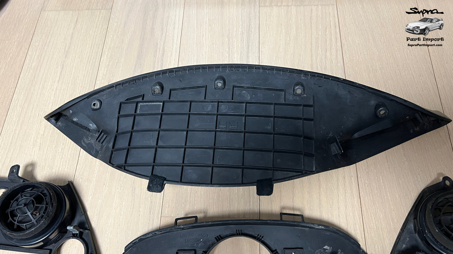 *RARE* JZA80 Supra Series 1 EU/UK-Spec RHD Full Dash Trim Set + Real Carbon Skinning Under Clear Coat