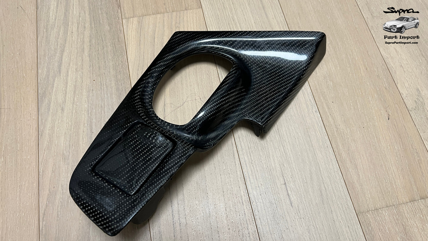 *RARE* JZA80 Supra Series 1 EU/UK-Spec RHD Full Dash Trim Set + Real Carbon Skinning Under Clear Coat