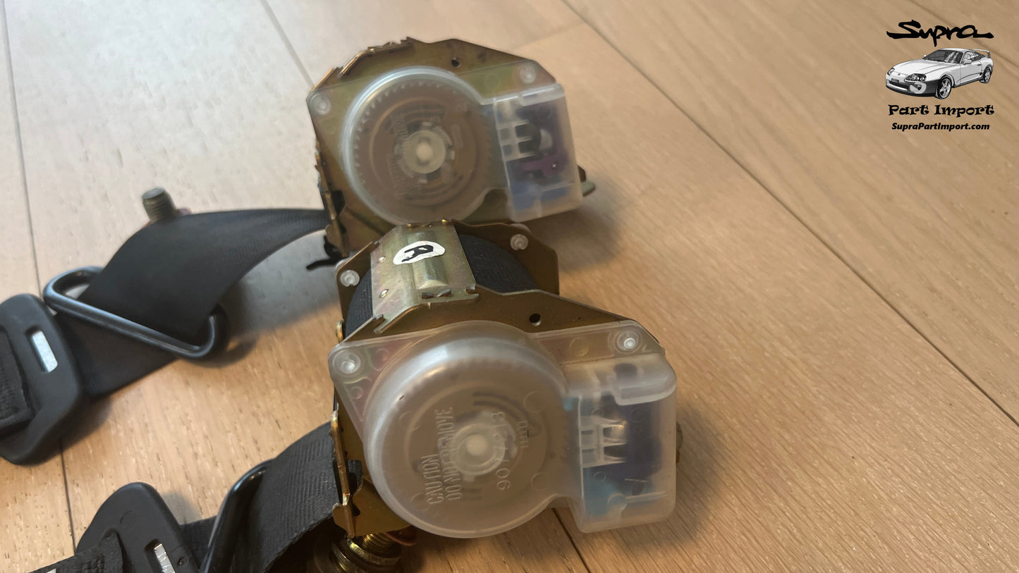 JZA80 Supra Genuine OEM Rear Safety Belt Set (73370-14171-C0 + 73360-14291-C0)