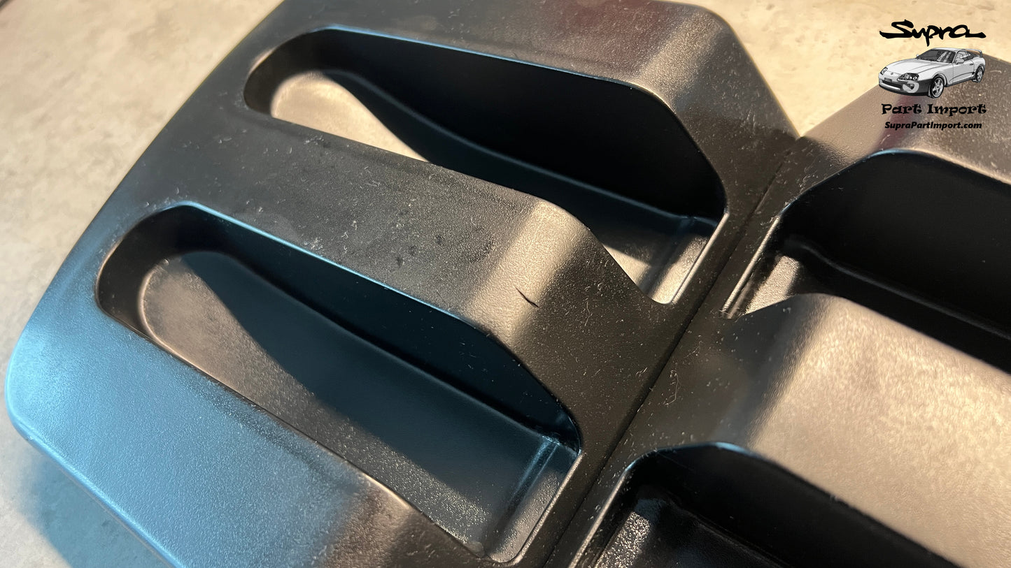 *RARE* JZA80 Supra Genuine OEM Rear Bumper License Plate Garnish Set /w Mounts