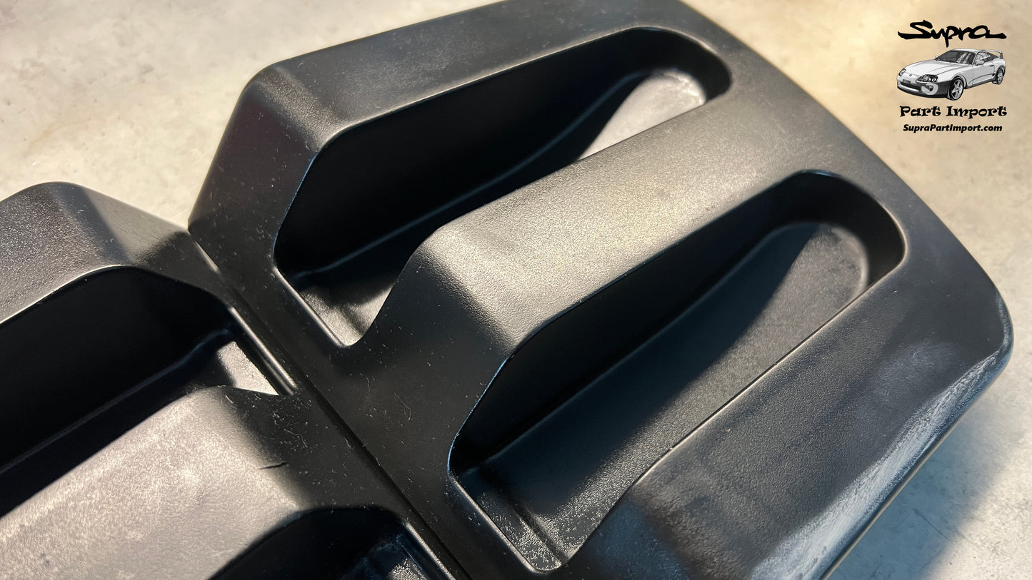 *RARE* JZA80 Supra Genuine OEM Rear Bumper License Plate Garnish Set /w Mounts