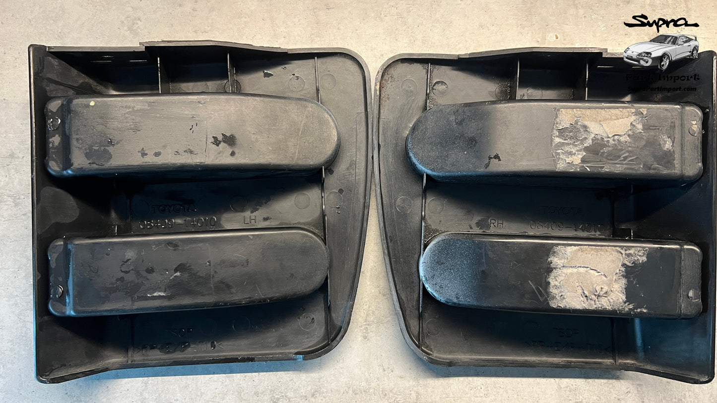 *RARE* JZA80 Supra Genuine OEM Rear Bumper License Plate Garnish Set /w Mounts