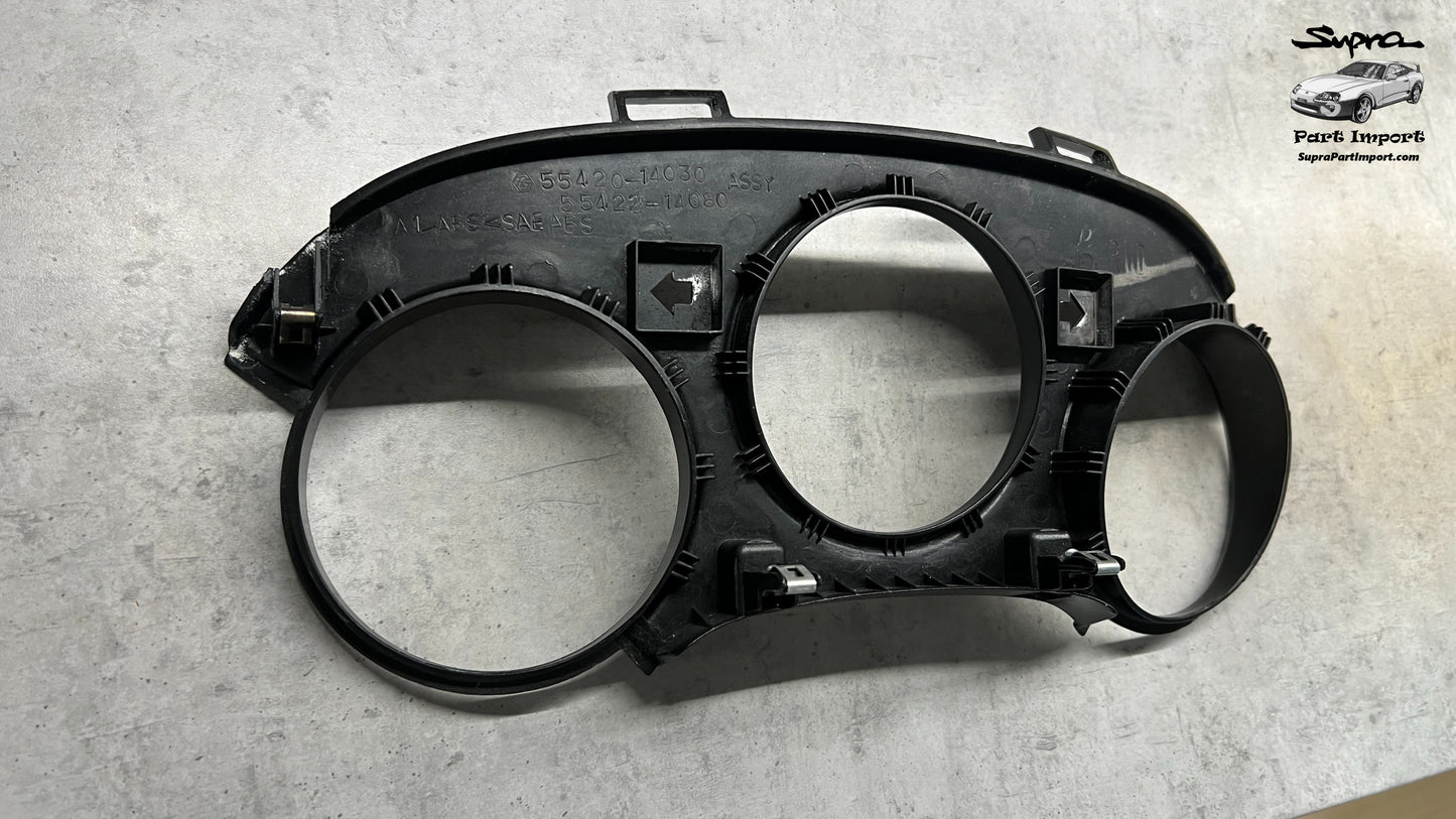 JZA80 Supra Genuine OEM S1 LHD/RHD Center Speedometer Panel, Center Instrument Cluster Finish (55405-14120)