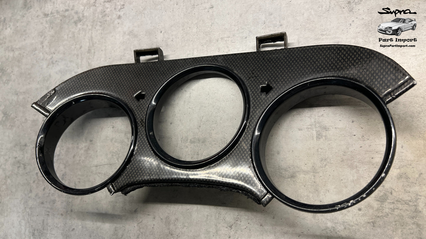 JZA80 Supra Genuine OEM S1 LHD/RHD Center Speedometer Panel, Center Instrument Cluster Finish (55405-14120)