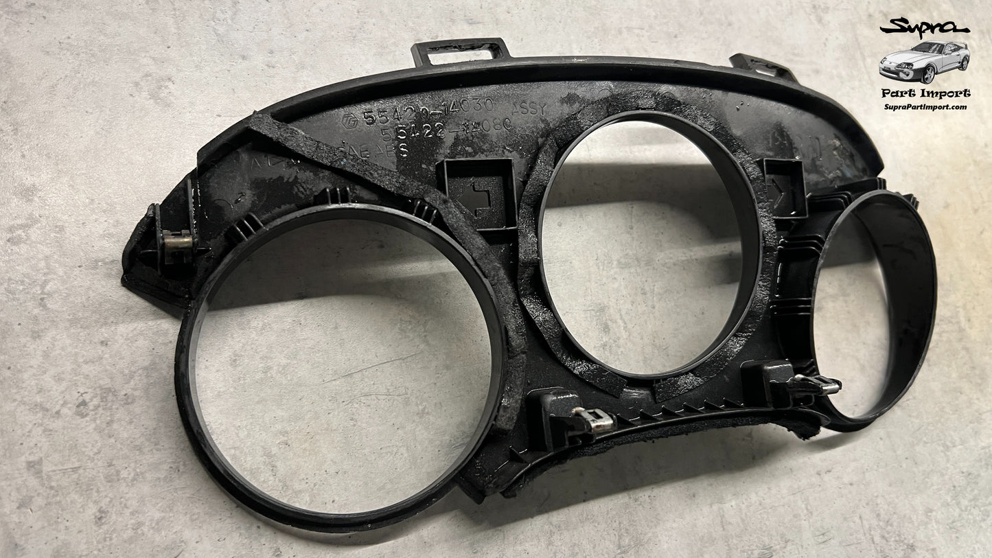 JZA80 Supra Genuine OEM S1 LHD/RHD Center Speedometer Panel, Center Instrument Cluster Finish (55405-14120)