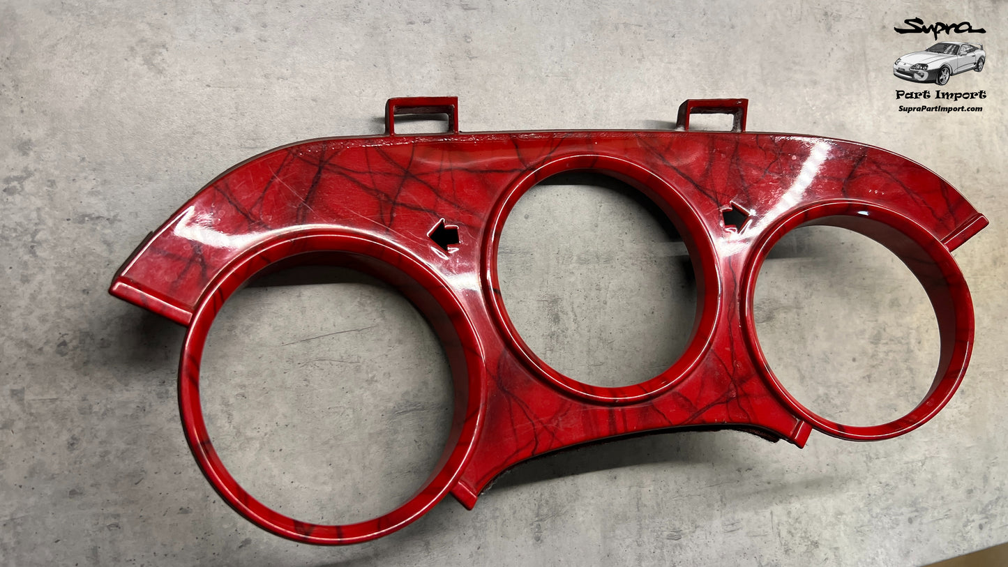 JZA80 Supra Genuine OEM S1 LHD/RHD Center Speedometer Panel, Center Instrument Cluster Finish (55405-14120)