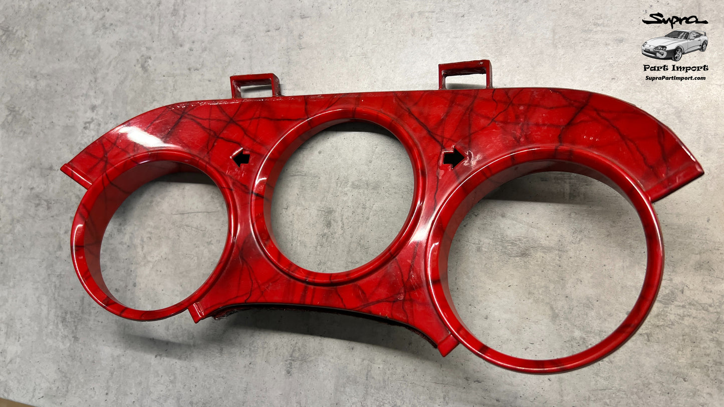 JZA80 Supra Genuine OEM S1 LHD/RHD Center Speedometer Panel, Center Instrument Cluster Finish (55405-14120)
