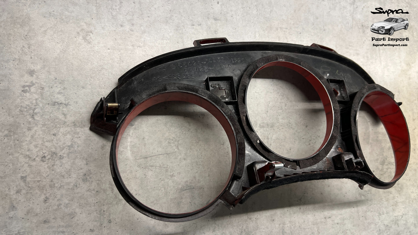 JZA80 Supra Genuine OEM S1 LHD/RHD Center Speedometer Panel, Center Instrument Cluster Finish (55405-14120)