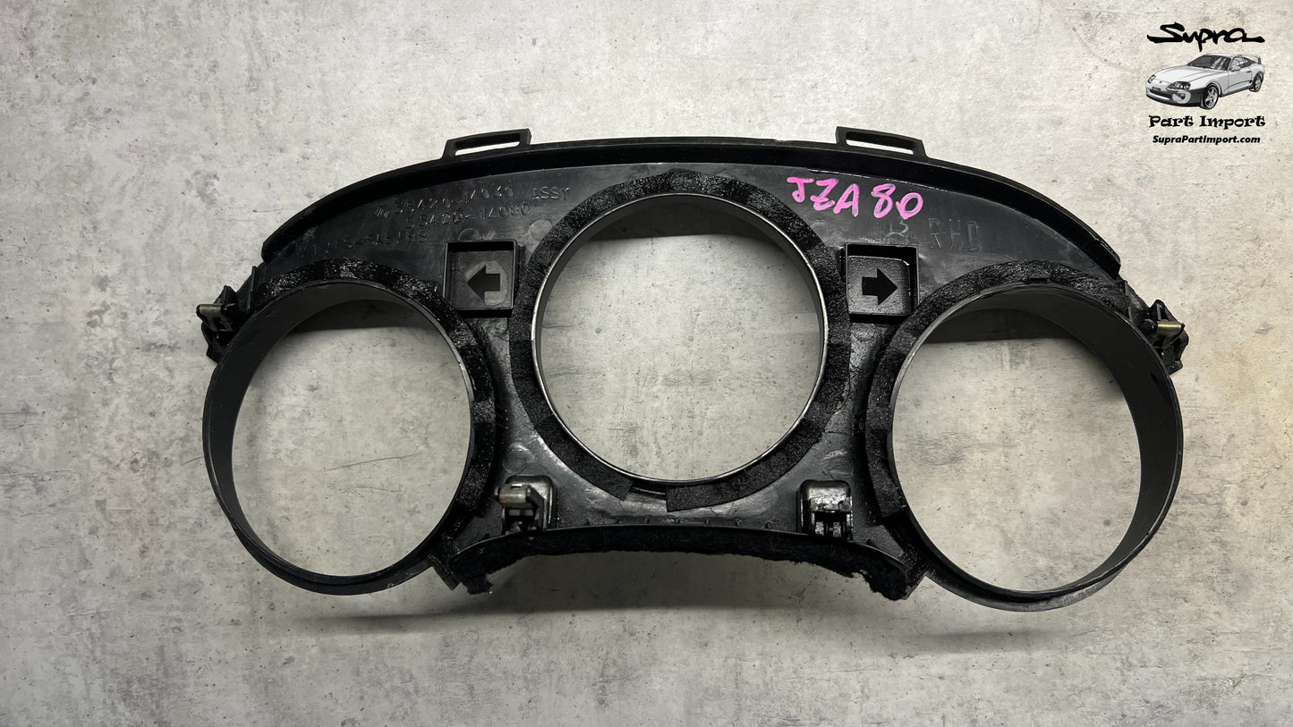 *OEM Coating* JZA80 Supra Genuine OEM S1 LHD/RHD Center Speedometer Panel, Center Instrument Cluster Finish (55405-14120)