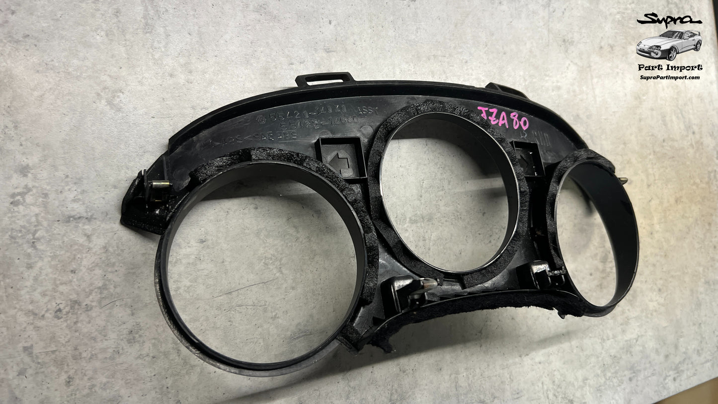 *OEM Coating* JZA80 Supra Genuine OEM S1 LHD/RHD Center Speedometer Panel, Center Instrument Cluster Finish (55405-14120)