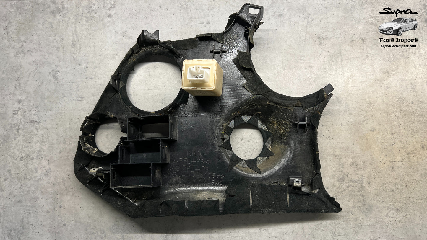 JZA80 Supra Genuine OEM S1 RHD Keyhole Trim Dash Panel (55404-14510, 55404-14520)