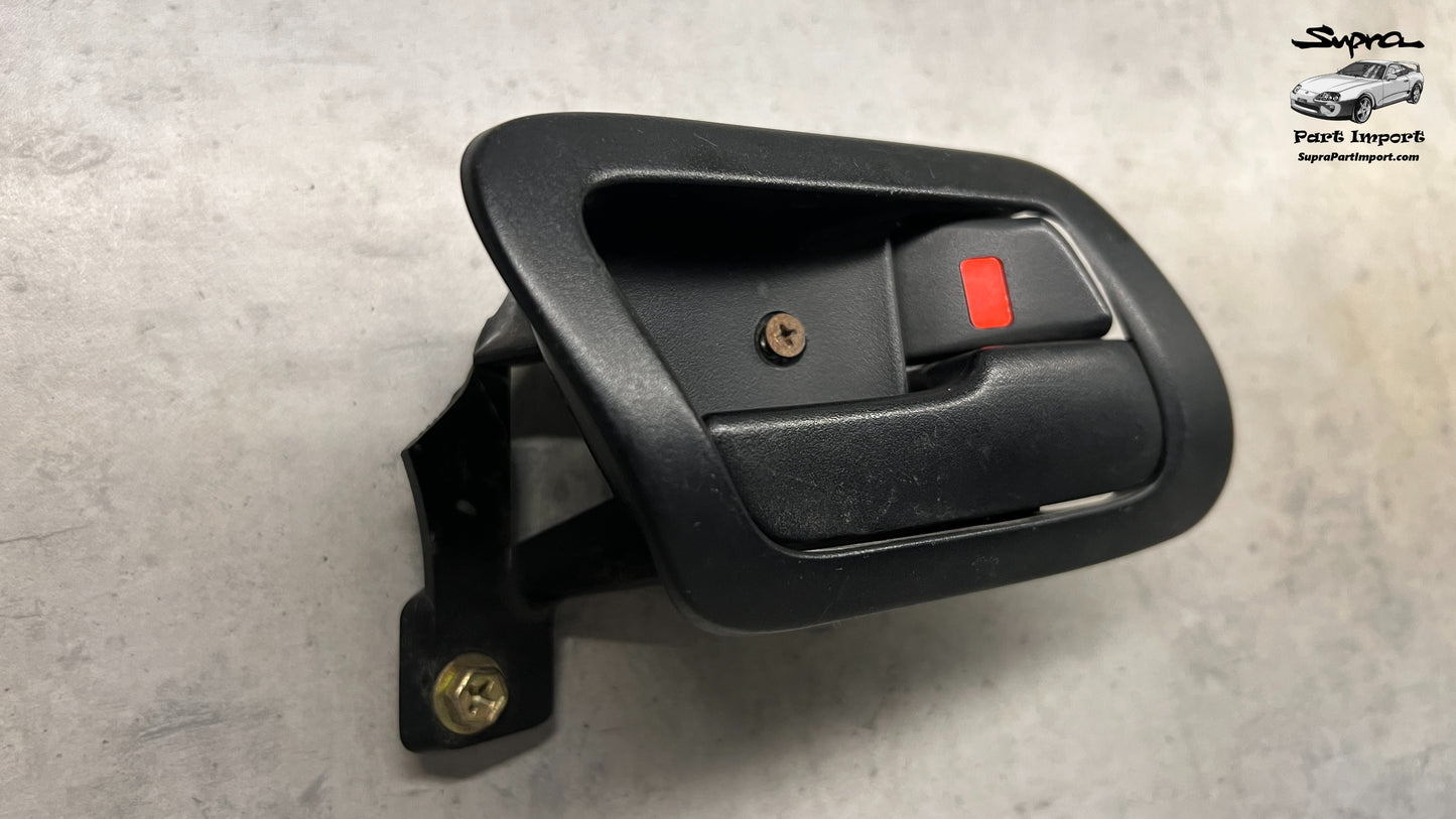 JZA80 Supra Genuine OEM LHD/RHD Right Side Interior Door Handle + Right Side Trim Bezel (69205-14080-C0 + 69277-14050-C0)