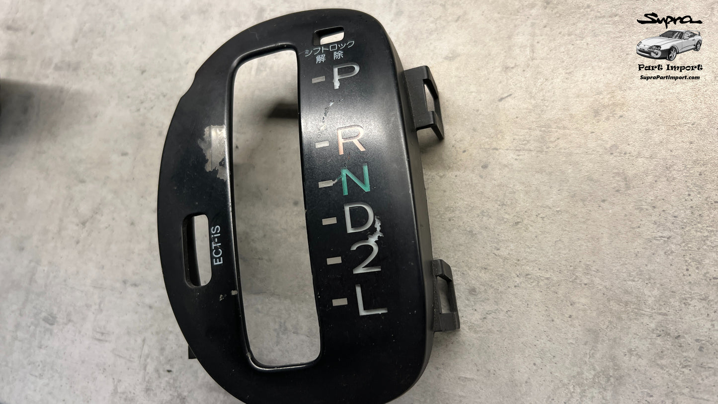 JZA80 Supra Genuine OEM RHD Automatic Shifter Cover Panel