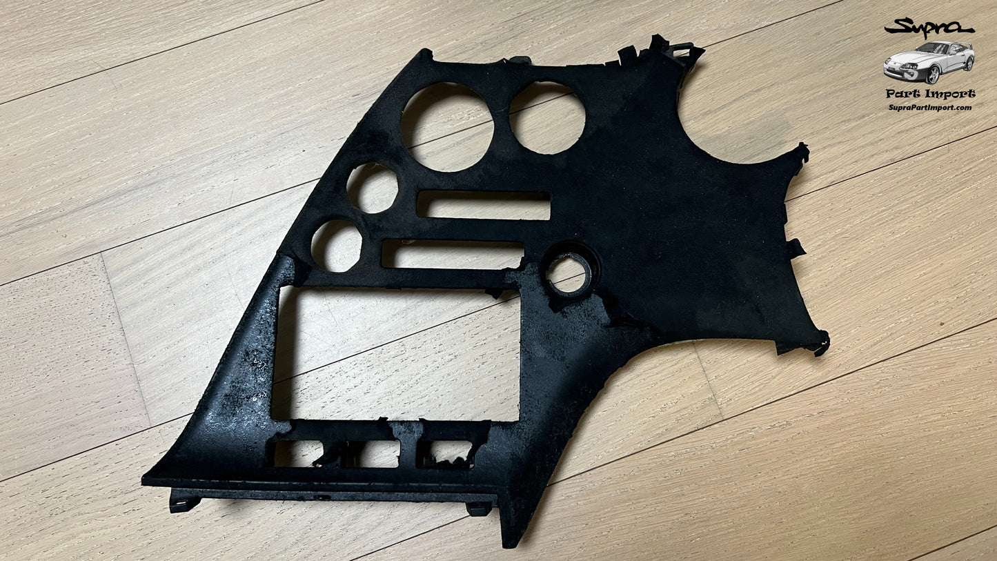 *For Project* JZA80 Supra Genuine OEM S1 RHD Radio Panel, Center Instrument Cluster Finish (55405-14120)