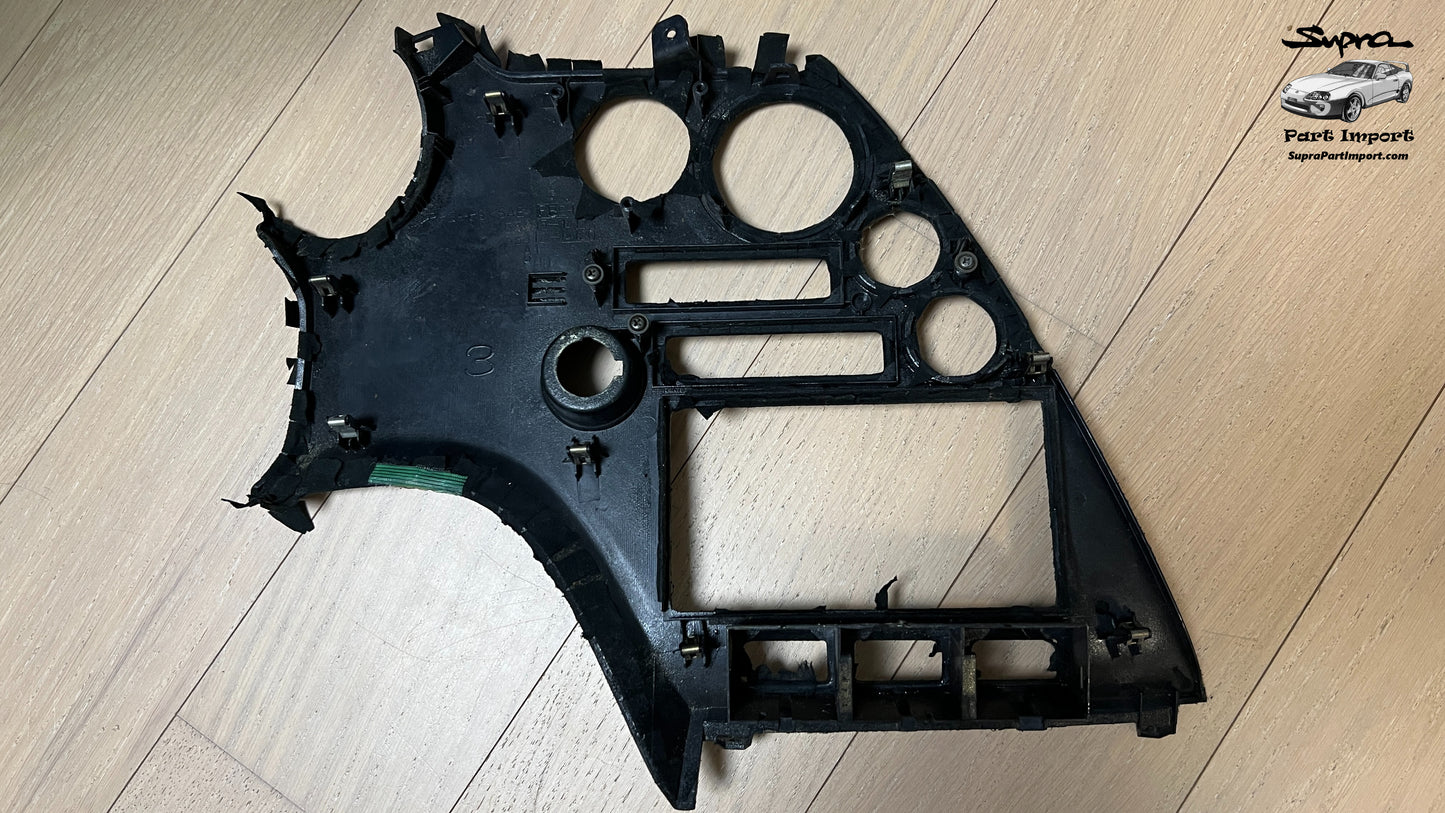 *For Project* JZA80 Supra Genuine OEM S1 RHD Radio Panel, Center Instrument Cluster Finish (55405-14120)