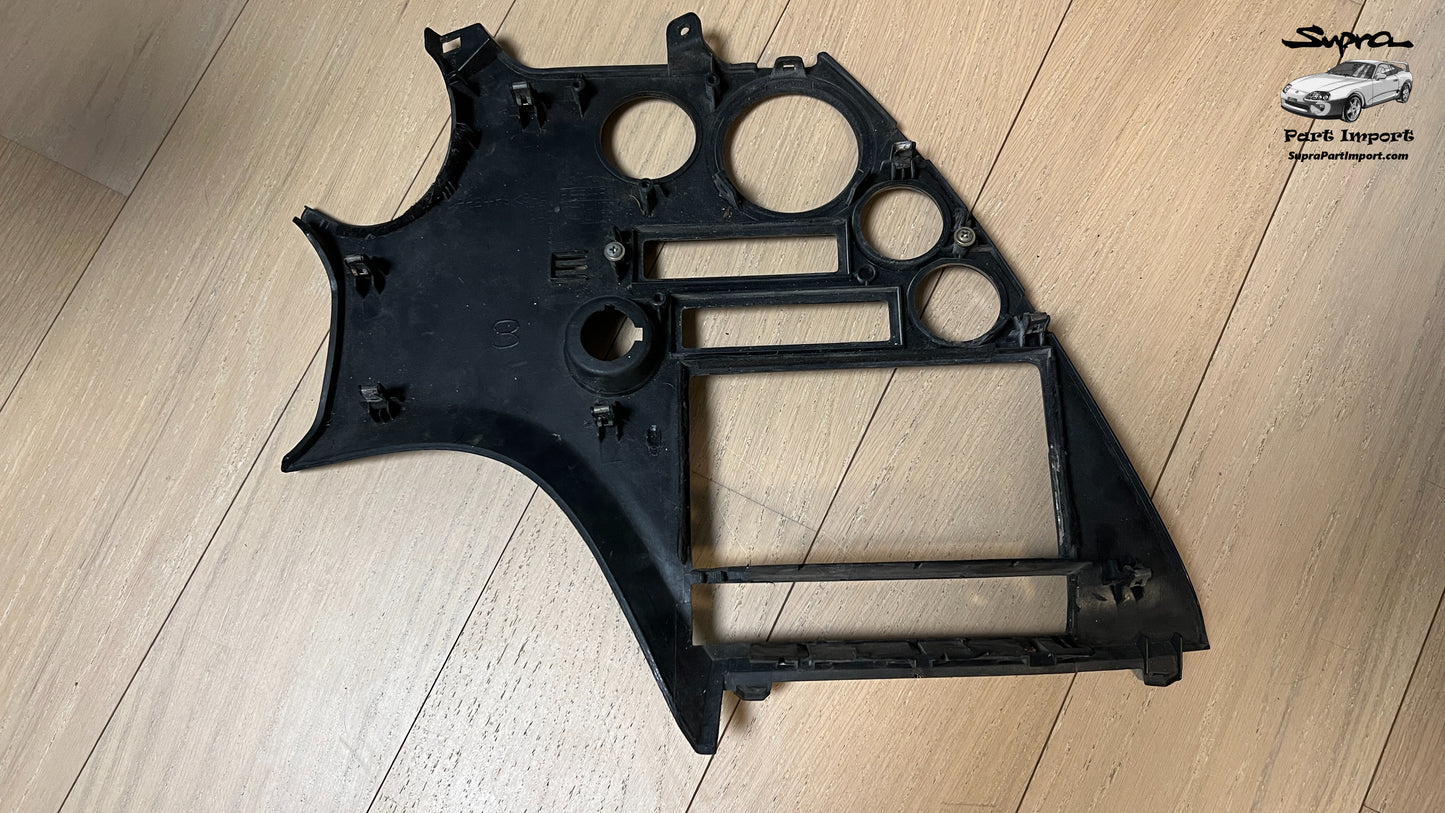 *For Project* JZA80 Supra Genuine OEM S1 RHD Radio Panel, Center Instrument Cluster Finish (55405-14120)