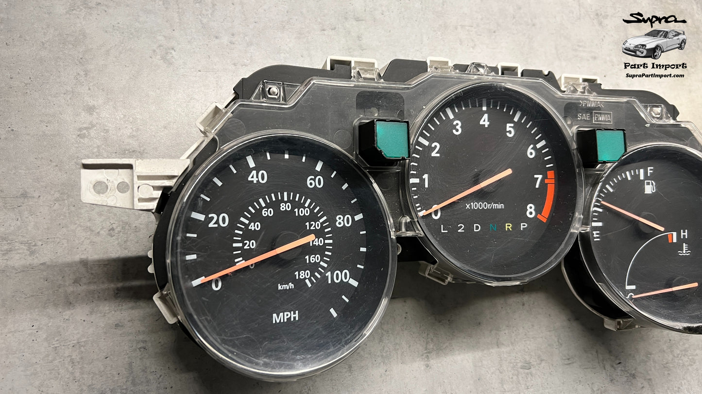 JZA80 Supra Genuine OEM S1 RHD J-Spec Auto Cluster Assembly (83010-1B790)