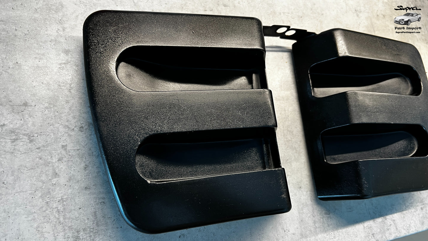 *RARE* JZA80 Supra Genuine OEM Rear Bumper License Plate Garnish Set /w Mounts