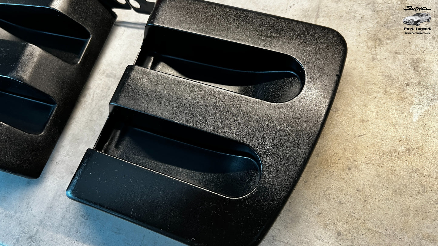 *RARE* JZA80 Supra Genuine OEM Rear Bumper License Plate Garnish Set /w Mounts