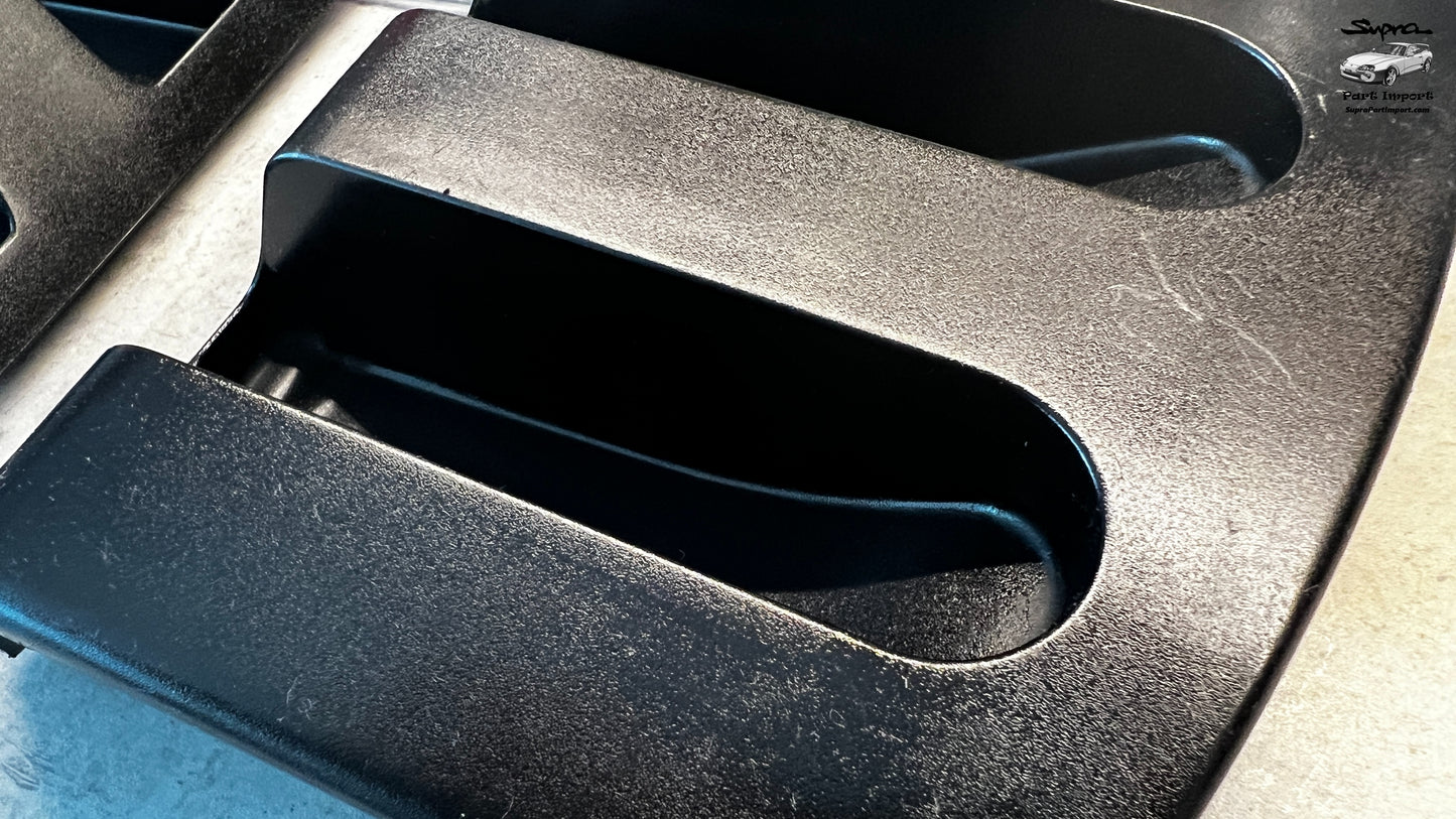 *RARE* JZA80 Supra Genuine OEM Rear Bumper License Plate Garnish Set /w Mounts