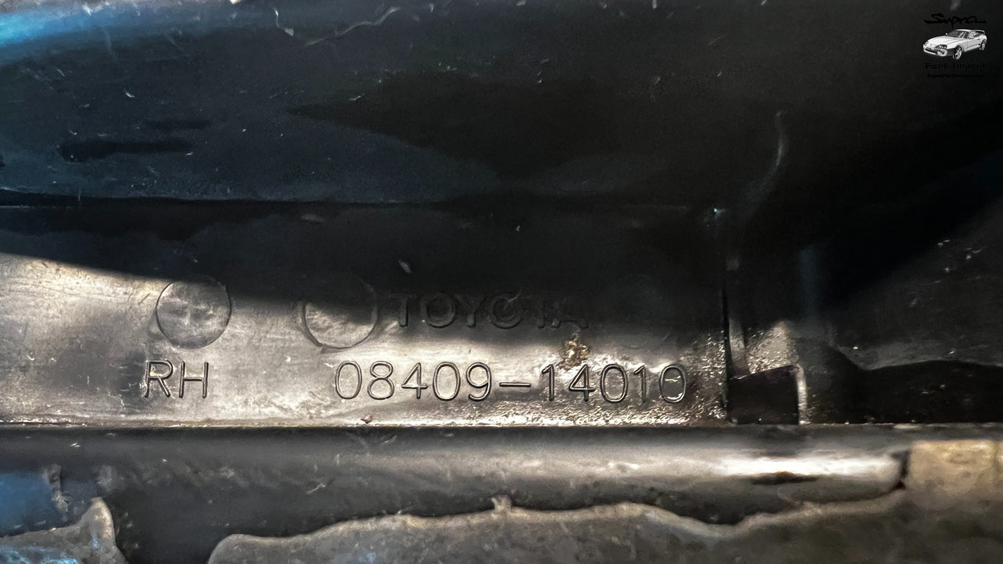 *RARE* JZA80 Supra Genuine OEM Rear Bumper License Plate Garnish Set /w Mounts