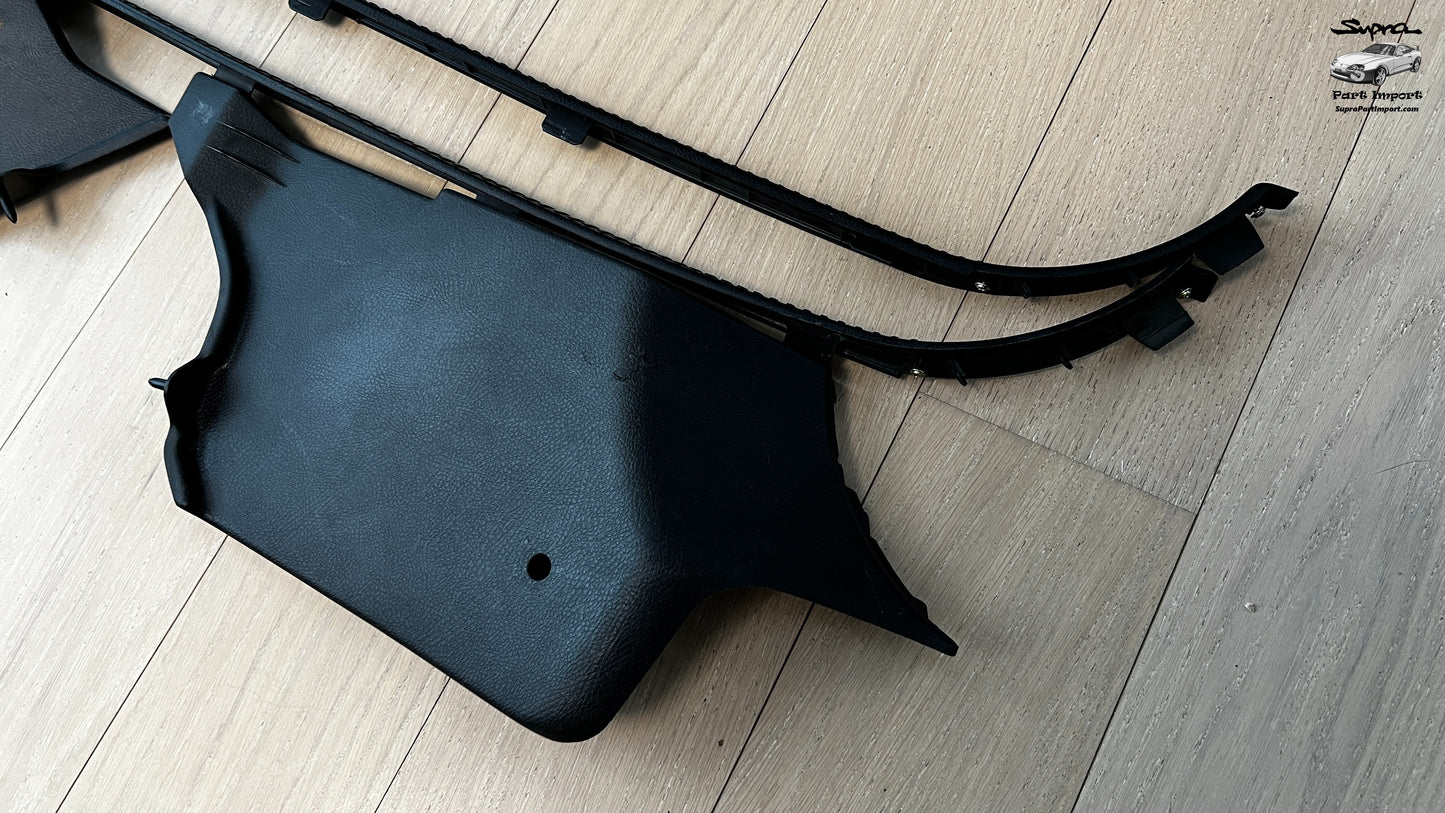 *RARE* JZA80 Supra Genuine OEM RHD Interior Side Kick Panel Set (62102-14240-C0, 62101-14180-C0)