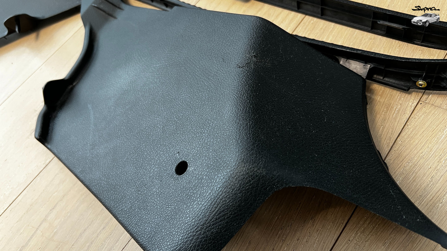 *RARE* JZA80 Supra Genuine OEM RHD Interior Side Kick Panel Set (62102-14240-C0, 62101-14180-C0)