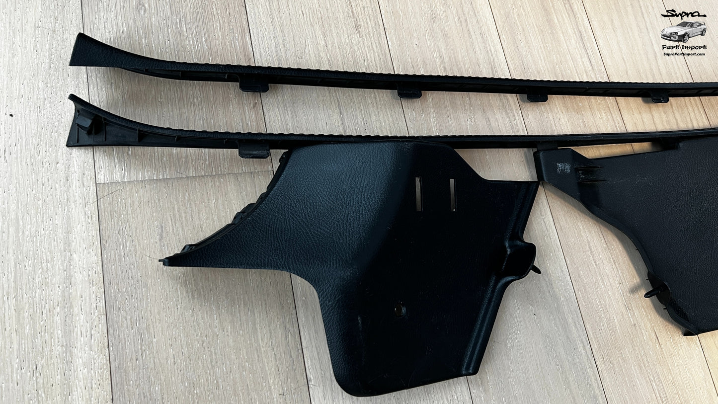 *RARE* JZA80 Supra Genuine OEM RHD Interior Side Kick Panel Set (62102-14240-C0, 62101-14180-C0)