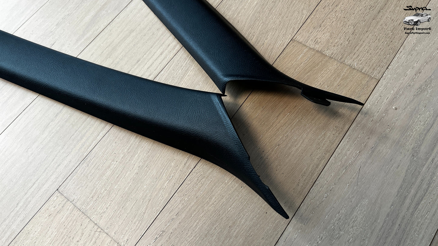 *RARE* JZA80 Supra Genuine OEM RHD A-Pillar Trim Set (62220-14060 + 62210-14070)