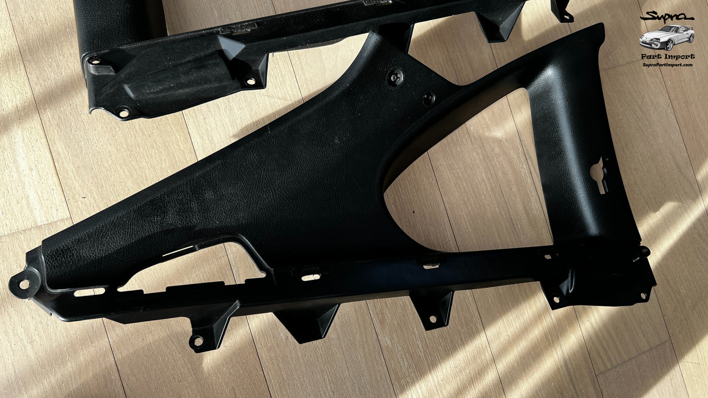 JZA80 Supra Genuine OEM Quarter Window Interior Trim Set (2pc.) (62471-14291-C0, 62472-14281-C0)